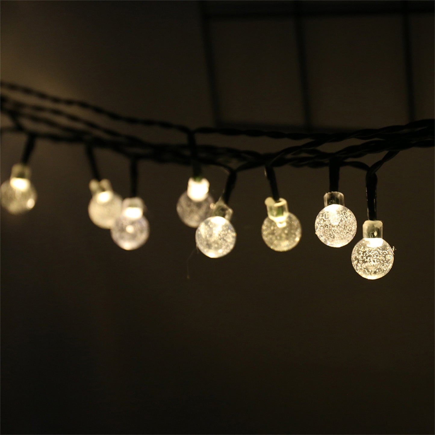 TwinkleGlow™ LED Bubble Ball Lights – Solar-Powered Magic for Your Garden Evenings